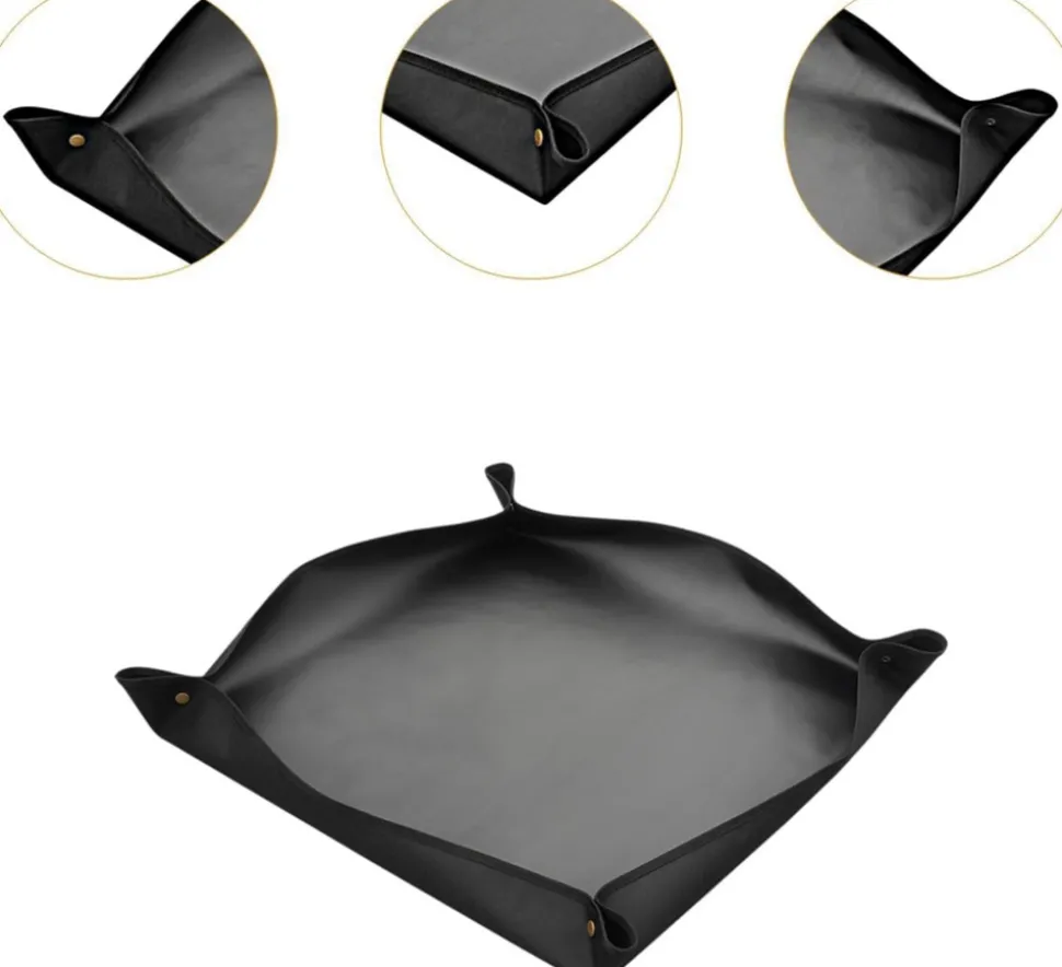 DTOPBUYAGE - Tapis de rempotage pour le jardinage noir, 75cmx75cm dtopbuyage