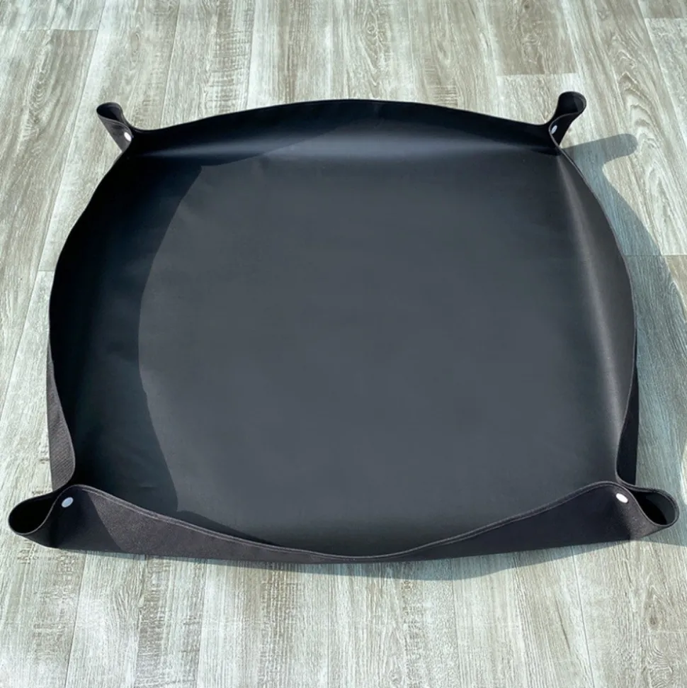 DTOPBUYAGE - Tapis de rempotage pour le jardinage noir, 75cmx75cm dtopbuyage