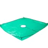 DTOPBUYAGE - Tapis pour collecter les feuilles tombées en jardinage 200 x 200 cm, ouverture 30 cm dtopbuyage