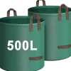 DTOPBUYAGE - 2x sac déchets verts 500l résistant