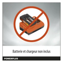 DUAL POWER - Souffleur de feuilles a batterie 40v dual power powdpg7526 - moteur brushless - livré sans batterie ni chargeur