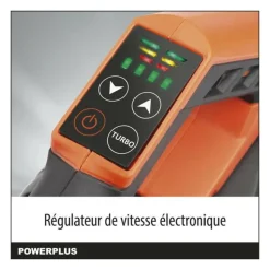 DUAL POWER - Souffleur de feuilles a batterie 40v dual power powdpg7526 - moteur brushless - livré sans batterie ni chargeur