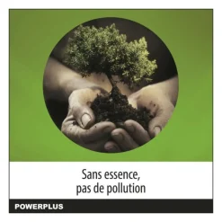DUAL POWER - Souffleur de feuilles a batterie 20v dual power powdpg7521 - livré sans batterie ni chargeur