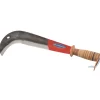 DUCHESNAY - Serpe italienne en acier trempé avec poignée cuir - L42 cm
