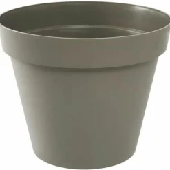 EDA - Pot de fleur rond ø 48 x 40 cm - 43 l - taupe