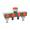 EDM - Adaptateur 4 voies pour robinet de jardin avec raccords rapides 19mm 3/4'' edm