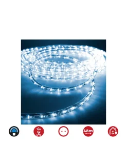 EDM - Tube flexiled 48m. 2 voies fixes 30 leds/m bleu