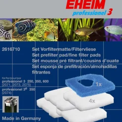 EHEIM - Lot mousse, ouates pour filtres Eheim pro3 2071/73/74/75 pour aquarium