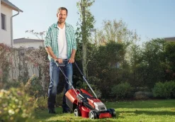 EINHELL - Tondeuse à gazon ge-cm 18 li set (2x3,0ah)