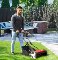 EINHELL - Tondeuse à gazon à main ge-hm 38 s-f