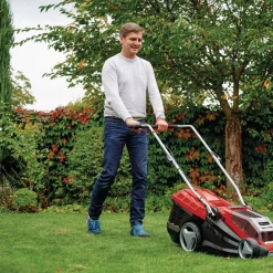 EINHELL - Tondeuse sans fil ge-cm 36/36 li - 36v - brushless - coupé 36cm - bac 40l - 2 batteries 4,0 ah