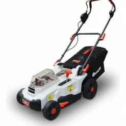 ELEM - Tondeuse a gazon a batterie 37cm 40v (2x 20v 2ah) - moteur induction - fonction mulching- tde40v37-li2bf