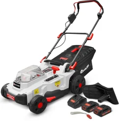 ELEM GARDEN TECHNIC - Tondeuse rechargeable 40v (2x20v) 37cm - batteries et chargeur fournis - elem ga