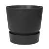 ELHO - Pot rond Greenville en polypropylène noir - D.40 cm