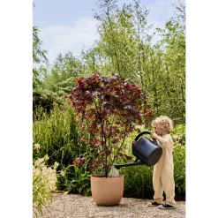 ELHO - Pot Sereh rond, coloris argile froide - D.29,5xH.25,3cm