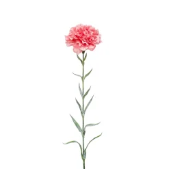 EMERALD - Fleur artificielle, tige d'œillet - H.67cm