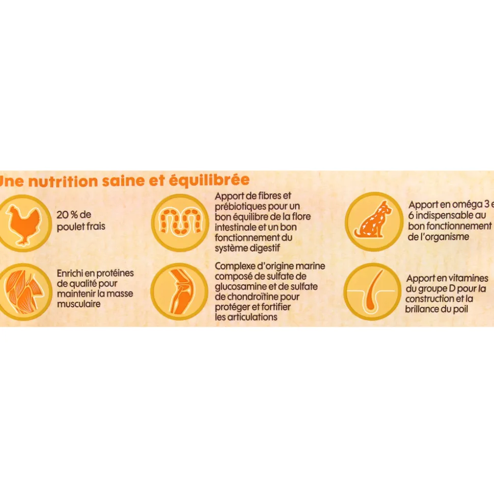 EMPREINTES - Croquettes Chien stérilisé grande taille au poulet sans céréales 12kg