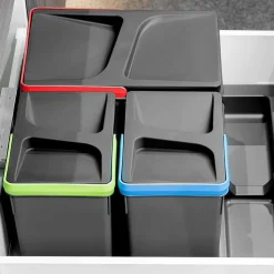 EMUCA - Bacs de tri pour tiroir de cuisine recycle 1 bac de 12 litres