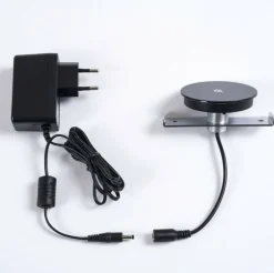 Erard meuble tv pour écran 40 à 75 + trappe + qi + chargeur 4 usb - 037601