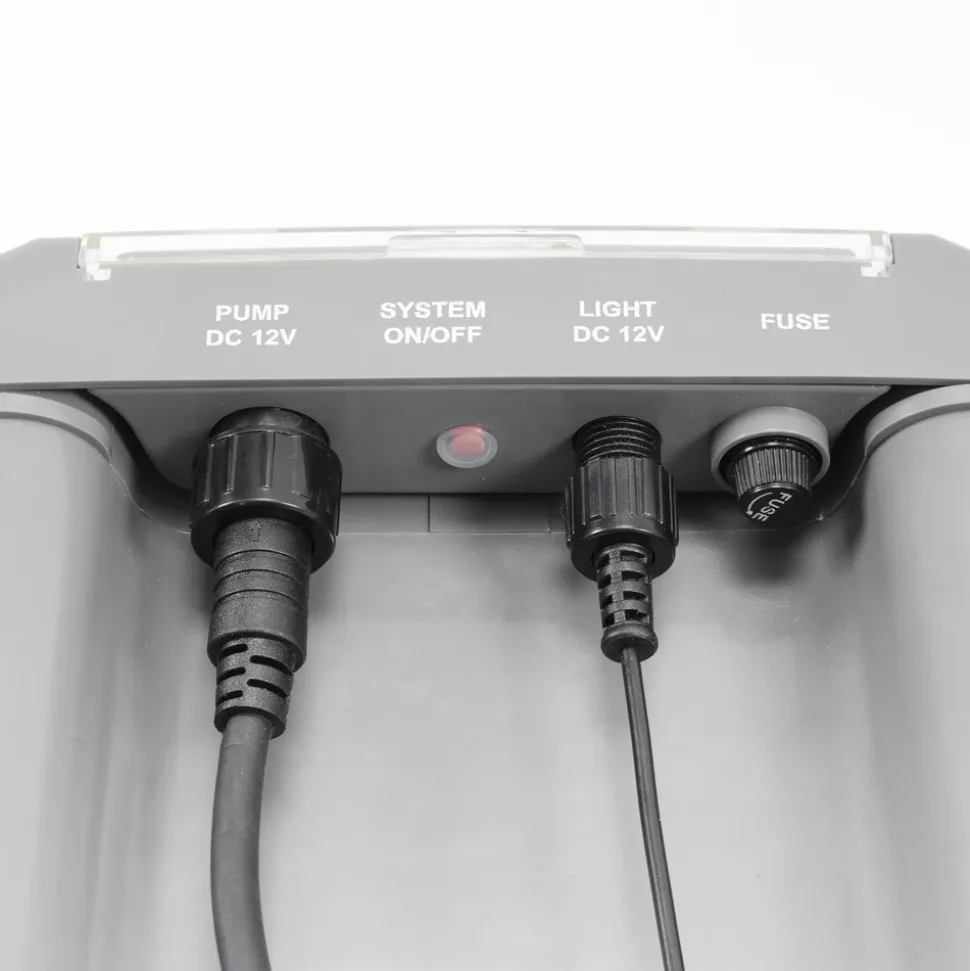 ESOTEC - Kit pompe de bassin solaire esotec 70/2800 led avec accumulateur life 12,8v/12ah 101940