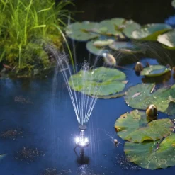 ESOTEC - Kit pompe de bassin solaire esotec palermo 5/330 avec boîtier d'accumulateurs et anneau lumineux led 101775