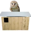 ESSCHERT - Nichoir chouette effraie. Dimension h 44 x l 85 x p 37 cm