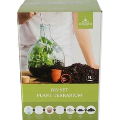 ESSCHERT'S GARDEN - Kit terrarium végétal à faire soi-même diy 5 litres