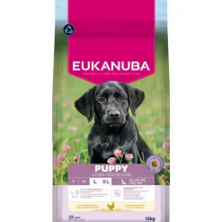 EUKANUBA - Croquettes au poulet, pour chiot de grande taille - 12kg