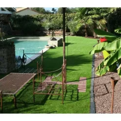 EXELGREEN - Gazon artificiel - synthetique - decoration - - 124414 - natura 2d - 38mm / 1 x 5 m