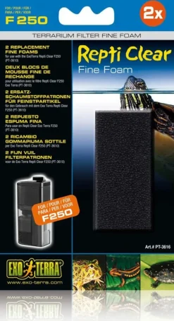 EXO TERRA - Mousse fine filtre repticlair 250