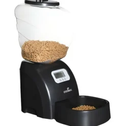 EYENIMAL - Distributeur automatique 5 kg de croquettes 45x20x47 cm - noir - pour chat et petit chien