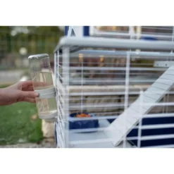 FERPLAST - Cage pour lapins avec accessoires 78* 48*65 cm -