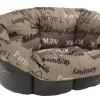 FERPLAST - Coussin Siesta 12 pour corbeille deluxe 12 : Tissu city marron L90,5cm