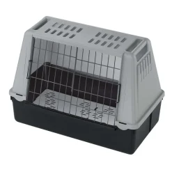 FERPLAST - Panier de transport Atlas Car Mini : gris plastique