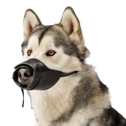 Ferplast muselière pour chiens de taille grande safe large anti-morsures, nylon robuste, partie antérieure ouverte, rembourrage