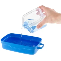 Ferplast pet ristò jeu de gamelles voyage chiens fermeture hermétique porte nourriture eau