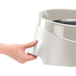 Ferplast support de gamelle pour chien duo feed avec 2 gamelles en acier inoxydable - système de double alimentation, antidérapant