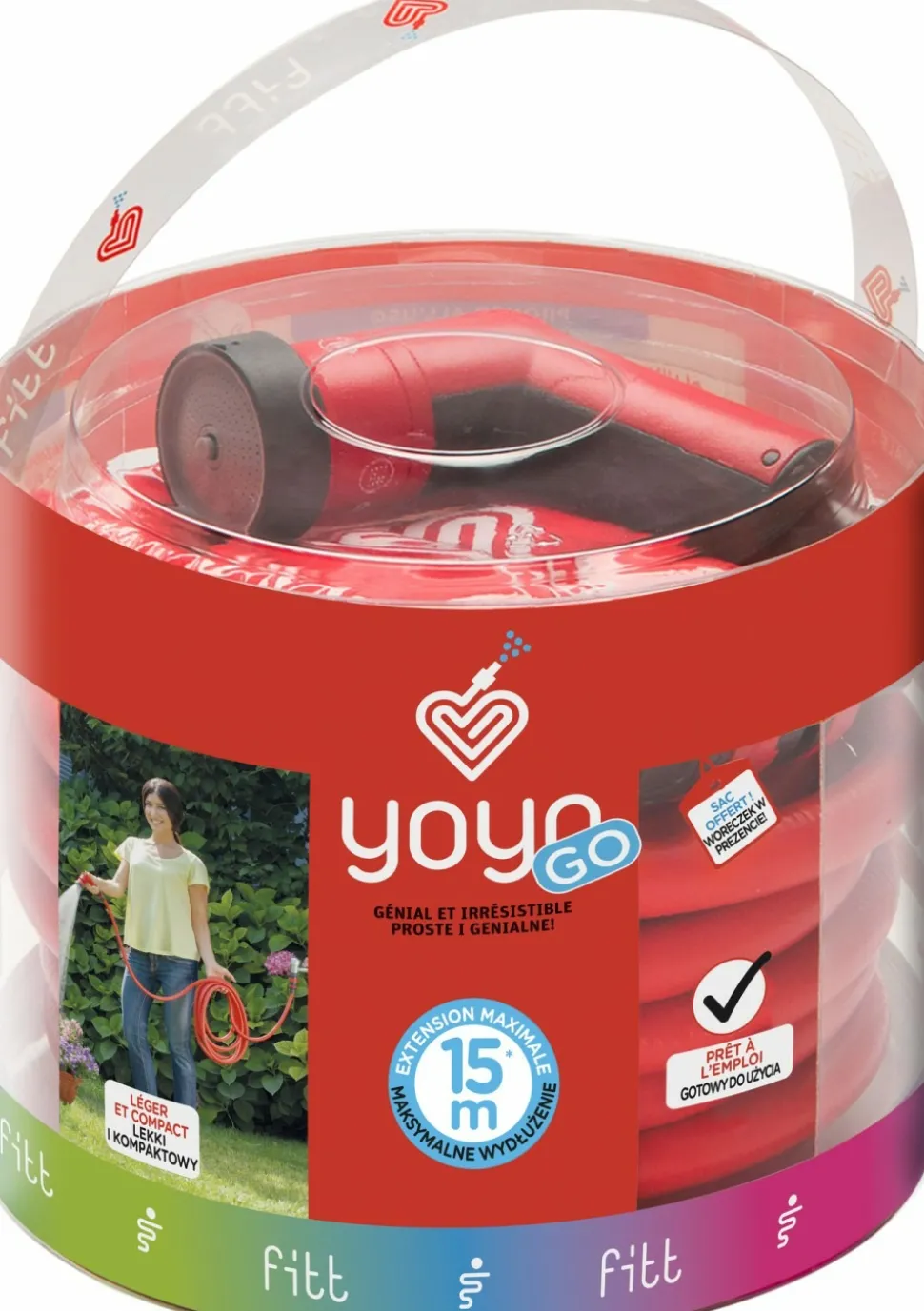 FITT - Tuyau extensible yoyo sous pression 15 m