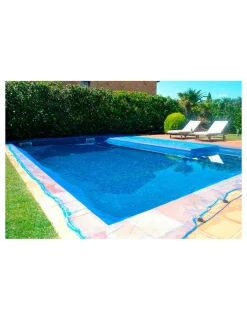 FUN AND GO - Couverture de piscine 5x5m - leaf pool cover
