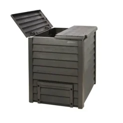 GARANTIA - Composteur d'extérieur gris en polypropylène 600l