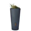 GARANTIA - Récupérateur d'eau "Réservoir Vaso 2en1" Gris : L58xl58xH120cm - 220L