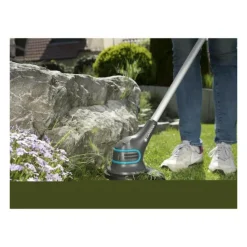 GARDENA - Coupe-bordures sur batterie smallcut li-14/23r – ø22.3cm – lames amovibles rotorcut – batterie li-ion 14.4v – (