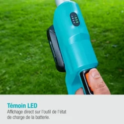 GARDENA - Elagueuse sur perche à batterie - tcs 20/18v p4a - 18v - 42 cm avec batterie 2,5 ah + chargeur