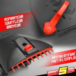 GARDEO - Aspirateur souffleur broyeur 3000w 15500t/min - gardeo pro