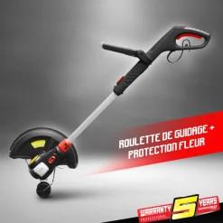 GARDEO PRO - Coupe bordures électrique télescopique 600w - 30cm