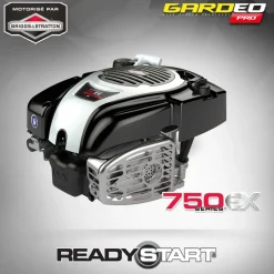 GARDEO PRO - Tondeuse thermique tractée 161cc avec moteur briggs and stratton, mulching et éj