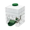 GAUN - Abreuvoir automatique à réserve 10 litres avec cage protectrice • distributeur d'eau volailles, chiens, chats