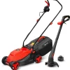 GEFROY - Kit 2 en 1 tondeuse 1300w coupe 32 cm + coupe bordures 250w elem technic - tde3213cbe22 - capacité du bac récolteur: 30 l