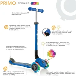 GLOBBER - Globber - trottinette évolutive enfant lumineuse et pliable primo - vert