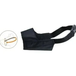 GLORIA - Muselière noir nylon taille 3 (18.5 cm)